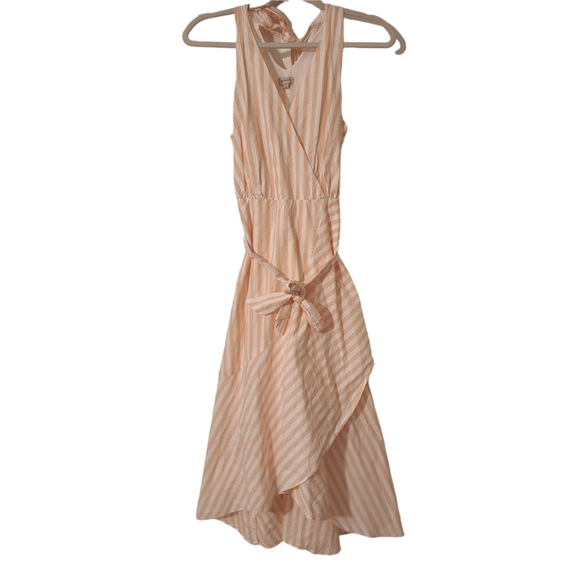 Daniel Cremieux sz 2 striped halter dress 100% cotton - Picture 2 of 9